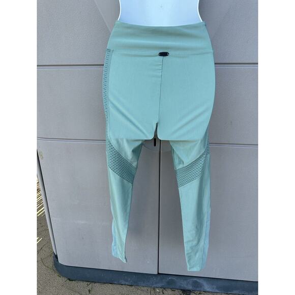 KORAL Emblem Lustrous High Rise Perforated w/ mesh Inserts Leggings Sage Green S - Picture 6 of 12